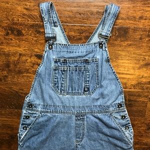 VTG DKNY Blue Denim Jean Bib Overalls Women’s Sz M